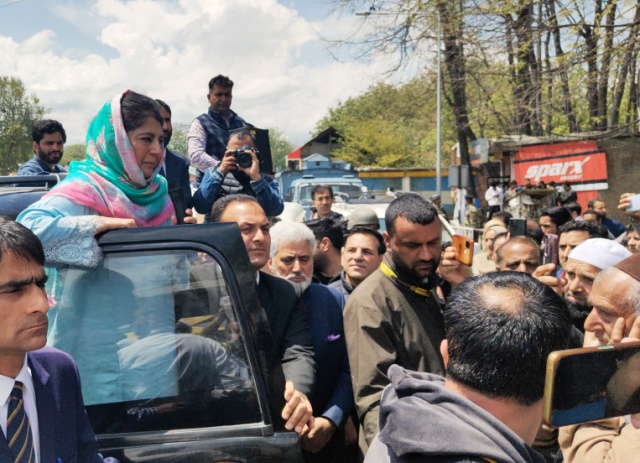  PDP will resist through vote and voice, not stones or guns: Mehbooba