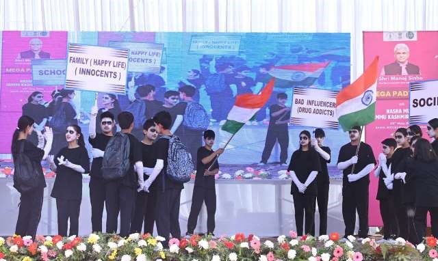 LG appealed  people to break the silence to win this war against drugs