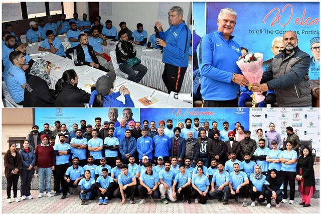 J&K Sports Council, KNVB Dutch Football Association launch Refresher Football Coaching Course 