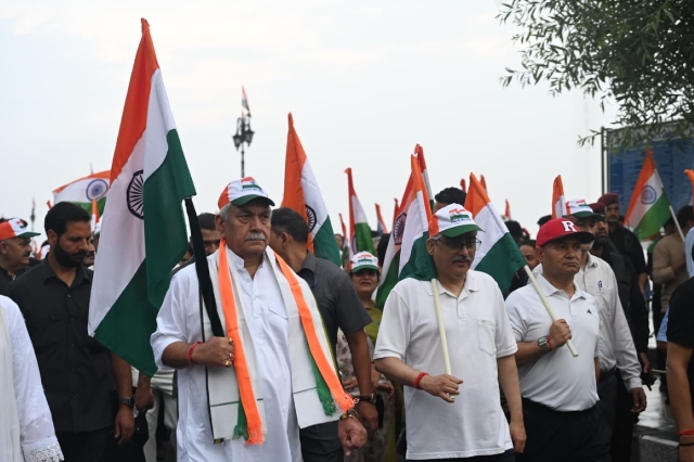   Lieutenant Governor Joins Tiranga Yatra, Says 21st Century Belongs to Bharat