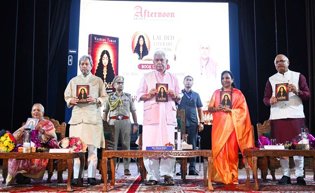   Lieutenant Governor attends Lal Ded Literary Award Function and Launches Book on Lal Ded by Dr Vaidehi Taman