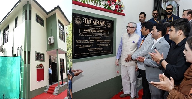  CM Omar Abdullah inaugurates IEI guest house ‘IEI GHAR’ at Church Lane, Sonwar