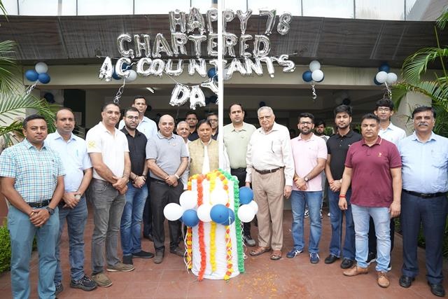 J&K Branch (NIRC) of ICAI Celebrates 78th CA Day with Flag Hoisting