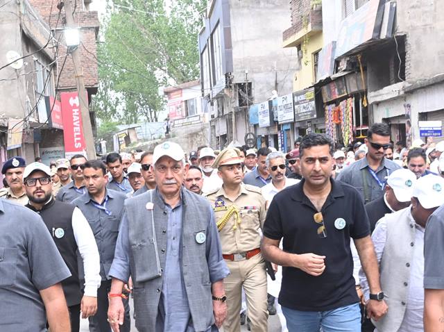 Lieutenant Governor Joined Padyatra in Rajouri under Drug-Free J&K Campaign