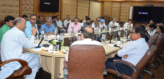  Advisor Nasir Aslam Wani holds interaction with Industrial, Trade Associations of Jammu