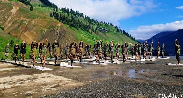  Indian Army celebrate the 12th International Day of Yoga