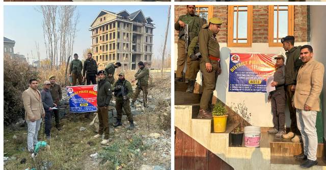 Kashmir Police attaches properties worth ₹1.28 crore under NDPS Act in Budgam