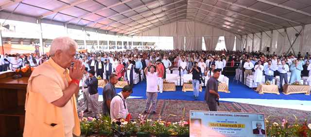 LG Addresses Valedictory Session of International Conference on Shri Amarnath Ji Yatra