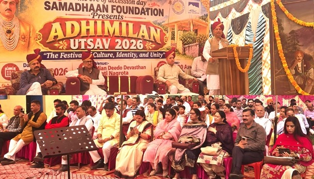 Samadhaan Foundation Celebrates J&K Accession Day at Jagti, Pays Tribute to Dogra Warrior Mian Dido