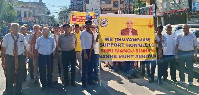 Silent but Powerful: Hearing-Handicapped Students Lead Anti-Drug March in Jammu
