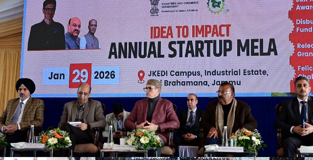 Government committed to strengthening entrepreneurship ecosystem in J&K: CM Omar Abdullah