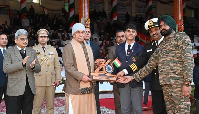  77th Republic Day celebrations culminate with Beating Retreat Ceremony