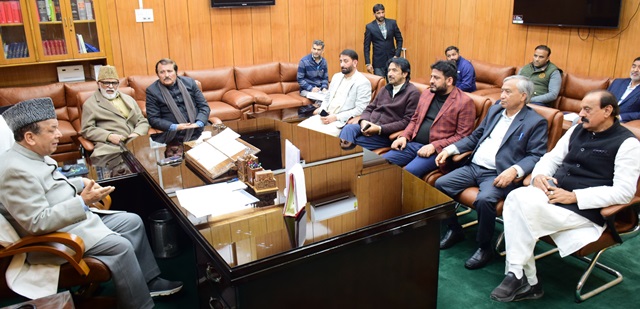 Speaker JKLA chairs All Party, Business Advisory Committee meeting at Jammu