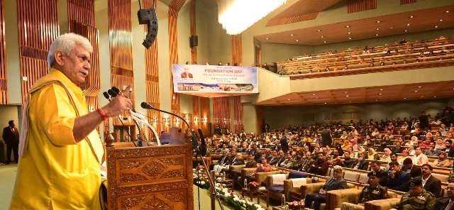 Lt Governor congratulates people of J&K on UT Foundation Day 