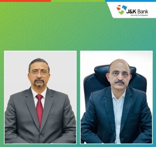 Jammu & Kashmir Bank elevates Ashutosh Sareen and Rajesh Malla Tikoo to CGM Posts