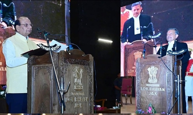  Dr Pushpendra Singh Bhati sworn in as Chief Justice of J&K, Ladakh High Court